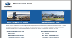 Desktop Screenshot of morriessubaru.com